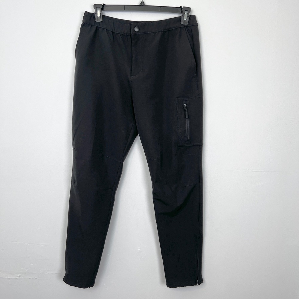 Fielder Bonobos Black‎ Cargo Jogger Pants Mens Size L Zip Ankle